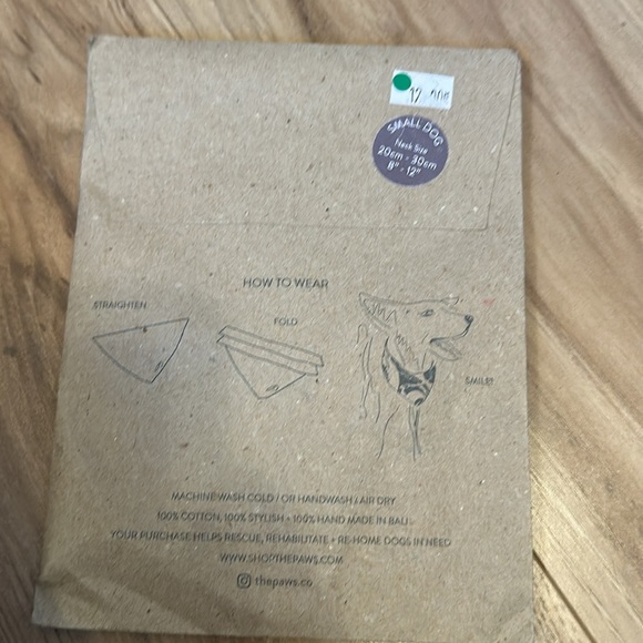 Paws bandana for small dogs Batman - Picture 3 of 3